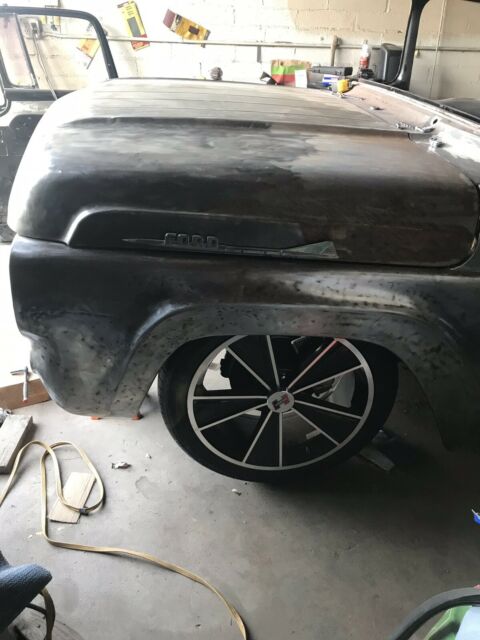 1958 bare metal Ford F-100