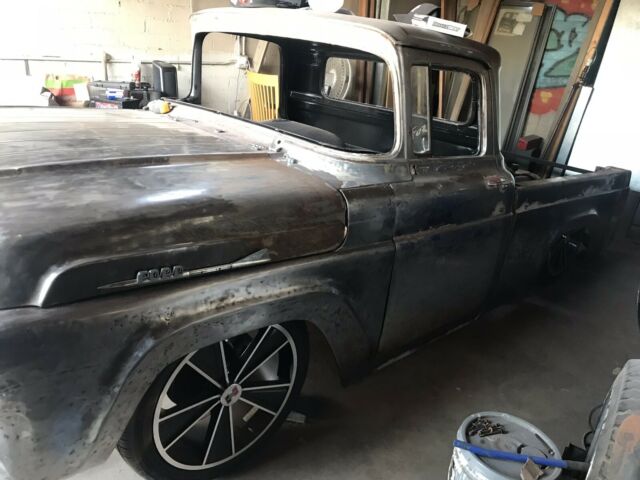 1958 bare metal Ford F-100