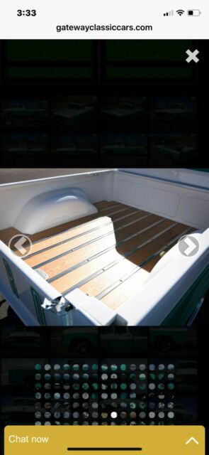 1958 Turquoise and White Ford F-100