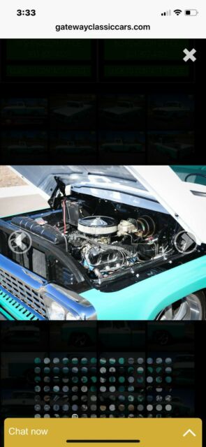 1958 Turquoise and White Ford F-100