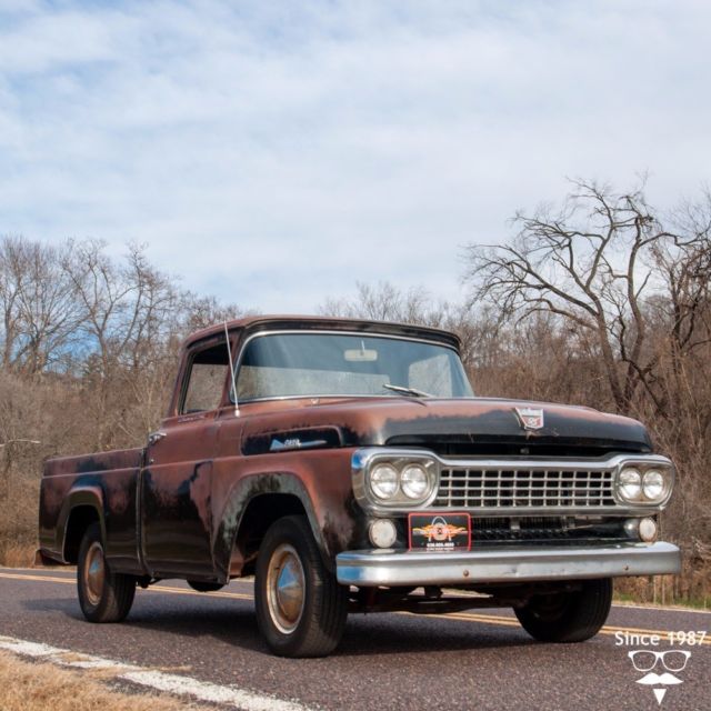 1958 Black Ford F-100 Truck