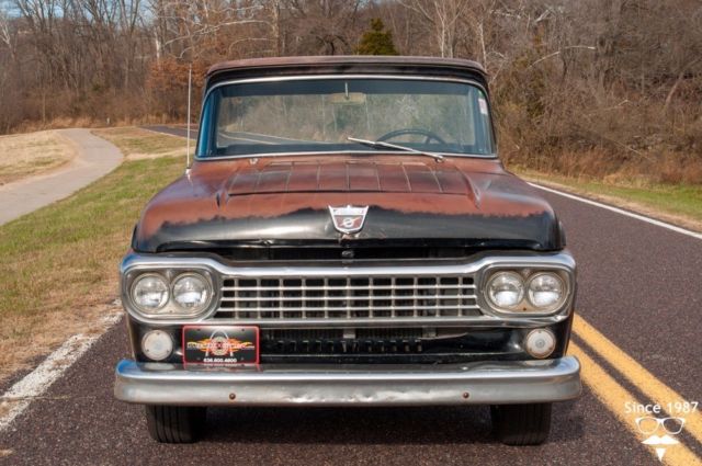 1958 Black Ford F-100 Truck