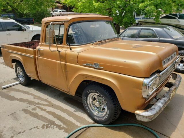 1958 Brown Ford F-100 Standard Cab Pickup