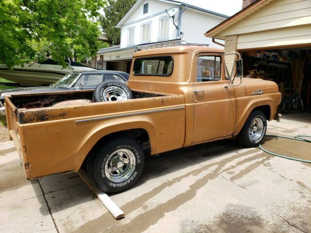 1958 Brown Ford F-100 Standard Cab Pickup