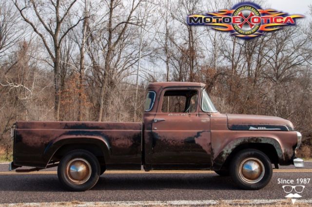 1958 Black Ford F-100 Truck