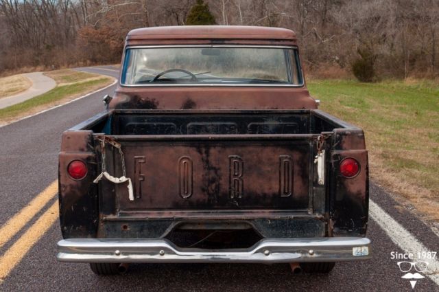 1958 Black Ford F-100 Truck