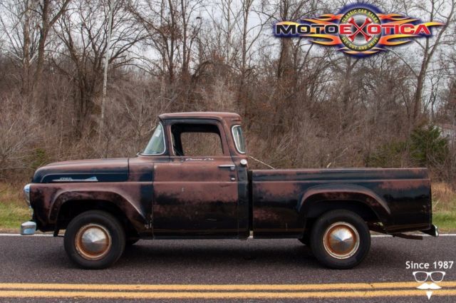 1958 Black Ford F-100 Truck