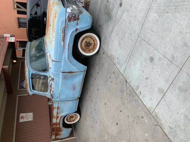 1958 Light blue Ford F-150 Long bed