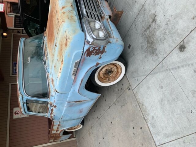 1958 Light blue Ford F-150 Long bed