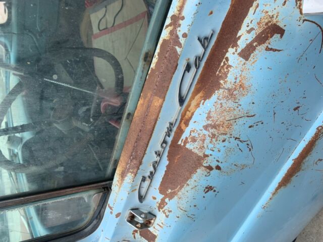 1958 Light blue Ford F-150 Long bed