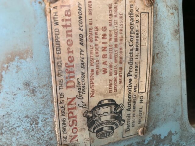 1958 Light blue Ford F-150 Long bed