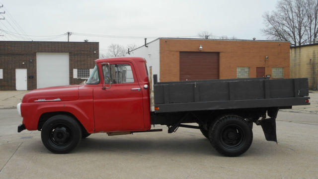 1958 Black Ford F-350 Standard Cab Pickup