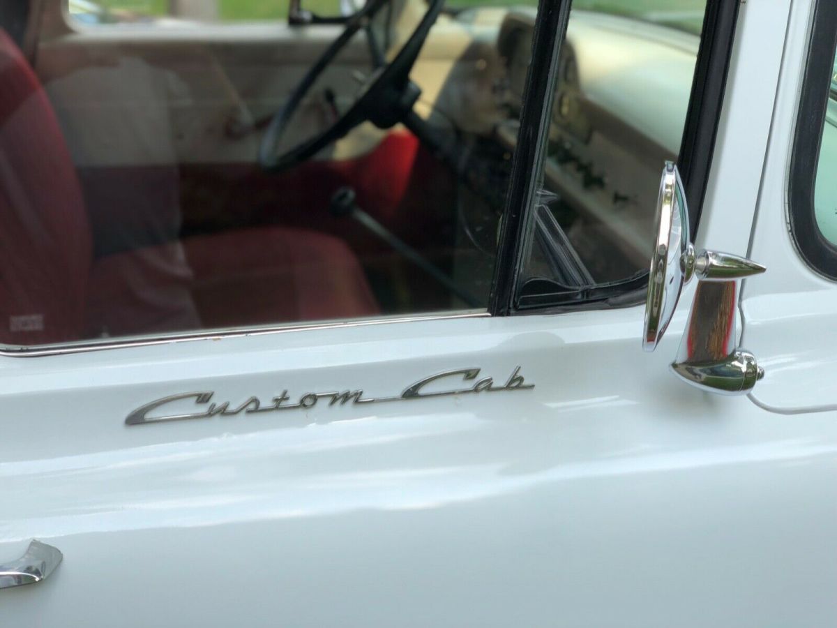 1958 Red Ford 3/4 Ton Pickup Extended Cab Pickup