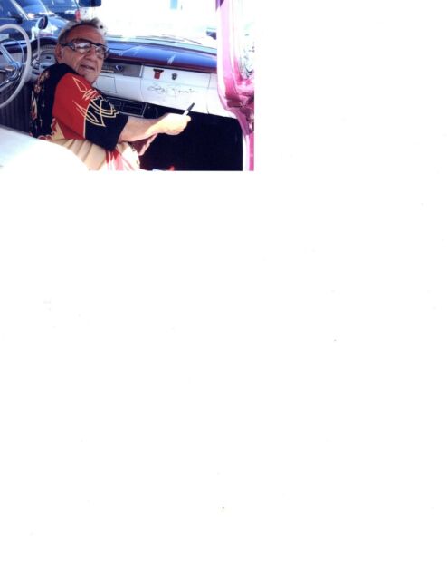 1958 Purple Ford Fairlane 2 dr. hardtop