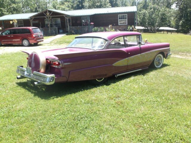 1958 Purple Ford Fairlane 2 dr. hardtop