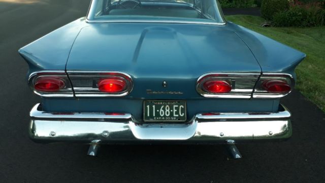 1958 Blue Ford Fairlane 4s