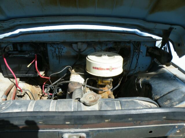 1958 Blue Ford F-350 Extended Crew Cab Pickup