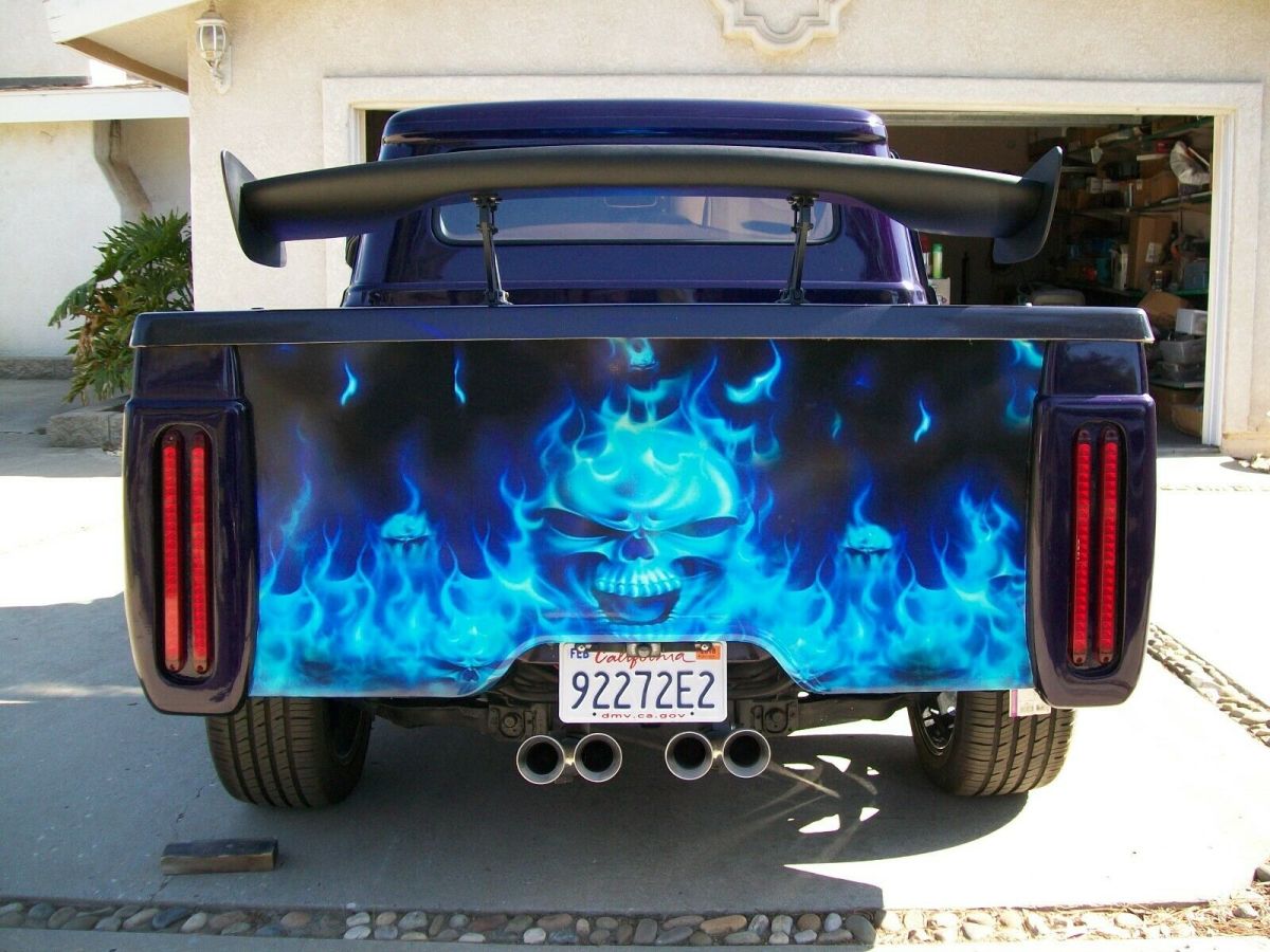 1958 Purple Ford F-100 Standard Cab Pickup