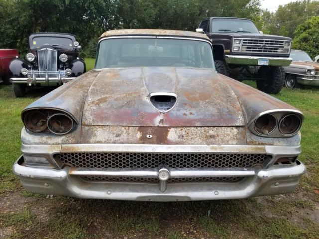 1958 Blue Ford Ranch Wagon Wagon