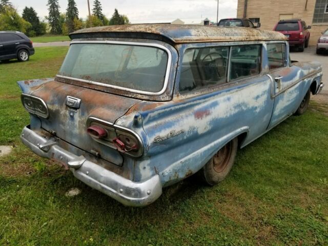 1958 Blue Ford Ranch Wagon Wagon