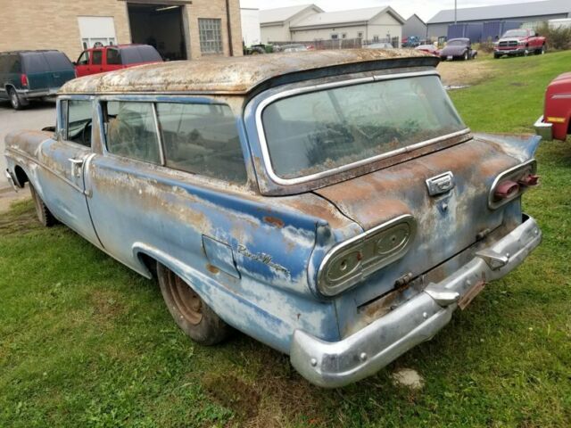 1958 Blue Ford Ranch Wagon Wagon