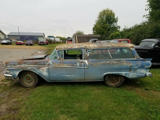 1958 Blue Ford Ranch Wagon Wagon