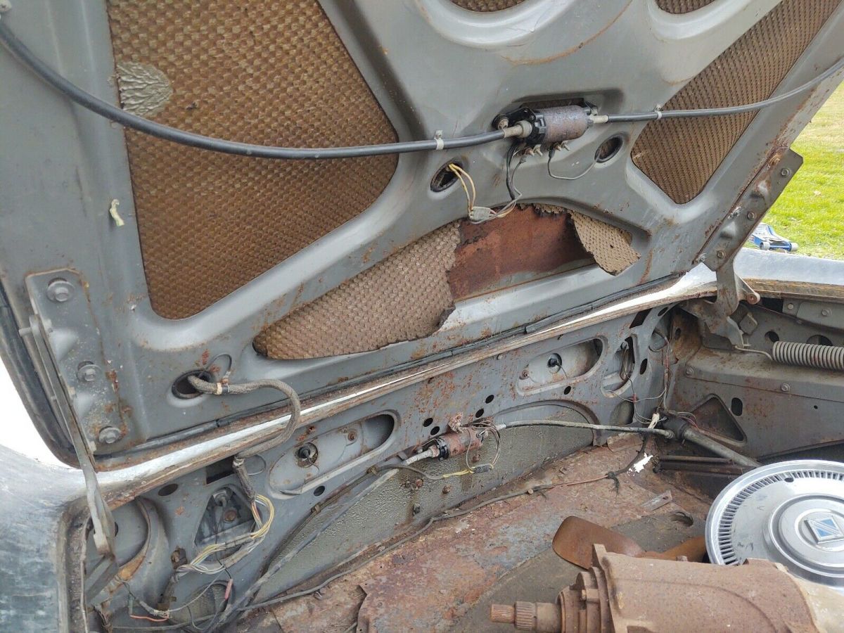 1958 Black Ford Skyliner Convertible