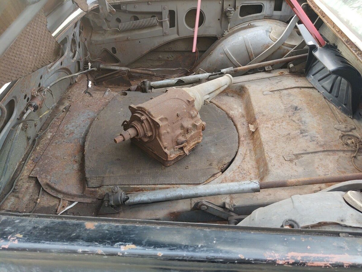 1958 Black Ford Skyliner Convertible