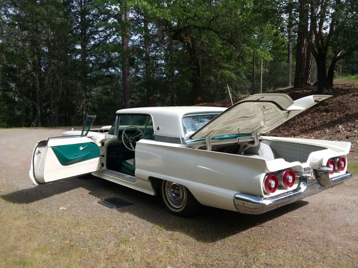1958 White Ford Thunderbird Coupe