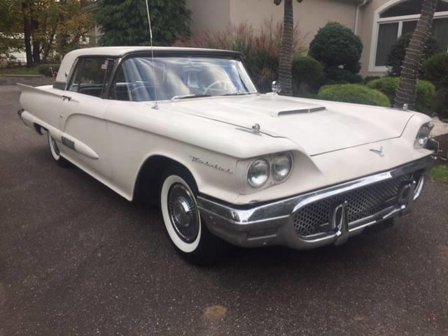 1958 White Ford Thunderbird Coupe