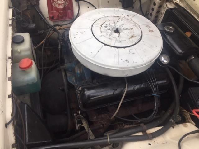 1958 White Ford Thunderbird Coupe