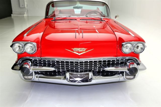 1958 Red Cadillac Series 62 Convertible Convertible