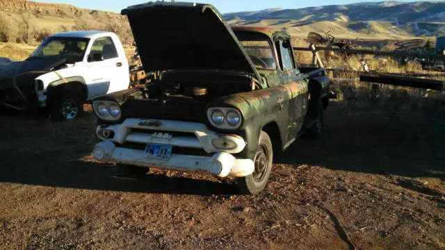 1958 GMC 1/2 ton factory V8 running for sale in Dubois, Wyoming, United ...