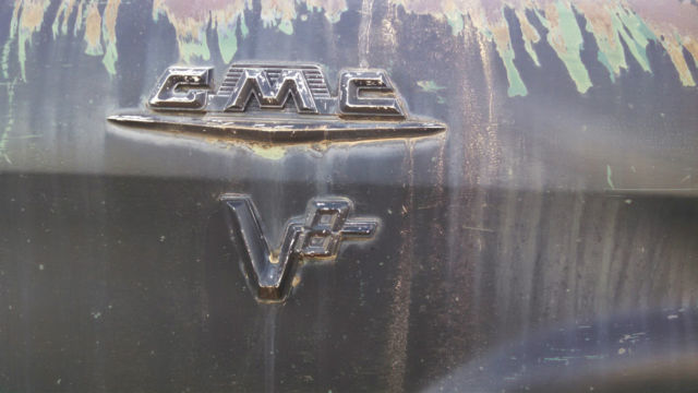 1958 Original green repainted black GMC Other pickup long bed