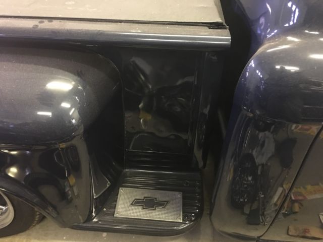 1958 Blue GMC Clone, as a Chevrolet Apache Crew Cab Pickup