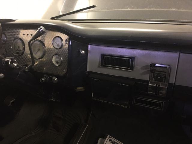 1958 Blue GMC Clone, as a Chevrolet Apache Crew Cab Pickup