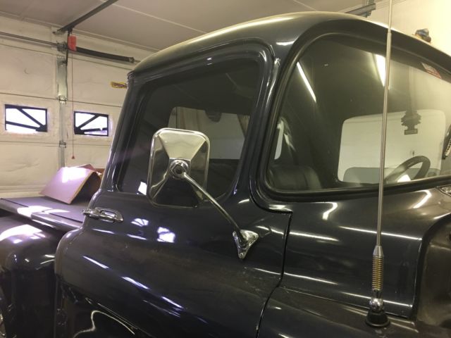 1958 Blue GMC Clone, as a Chevrolet Apache Crew Cab Pickup