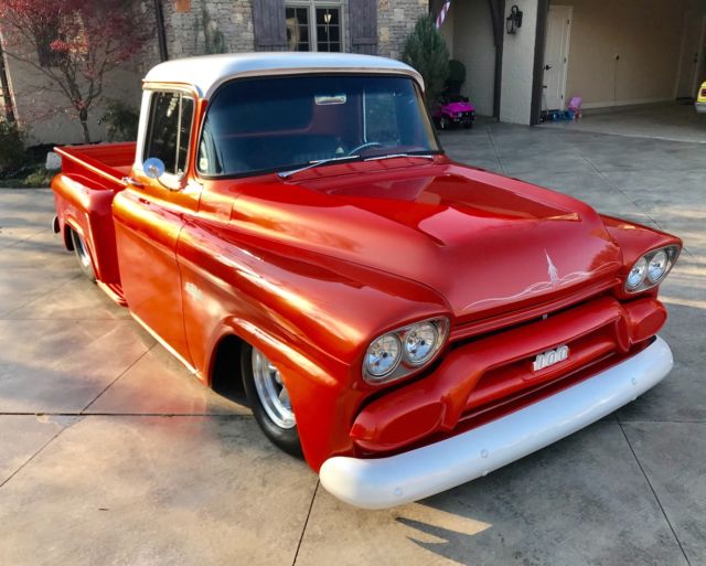 1958 Orange GMC Sierra 1500