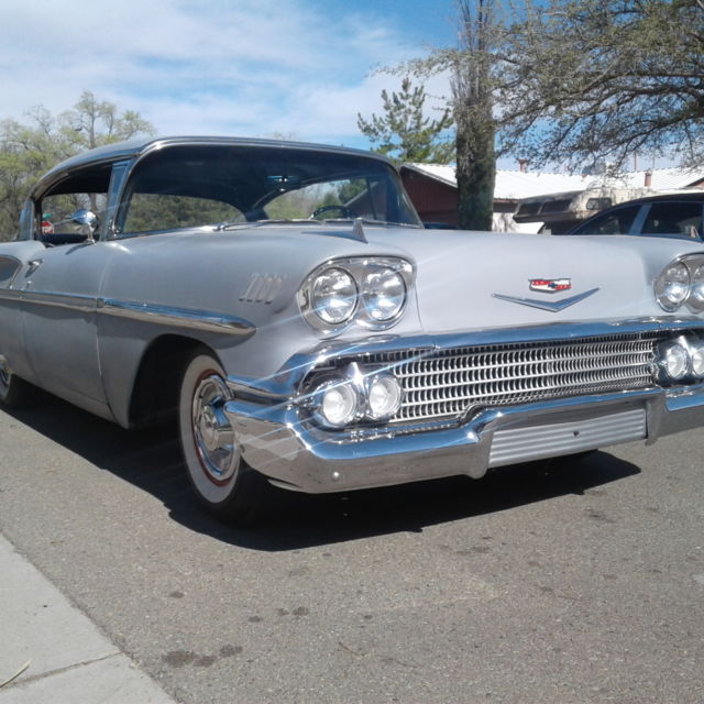 1958 gray primer proxy Chevrolet Impala hardtop