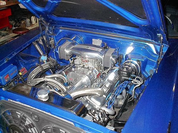 1958 Blue Chevrolet Impala Coupe