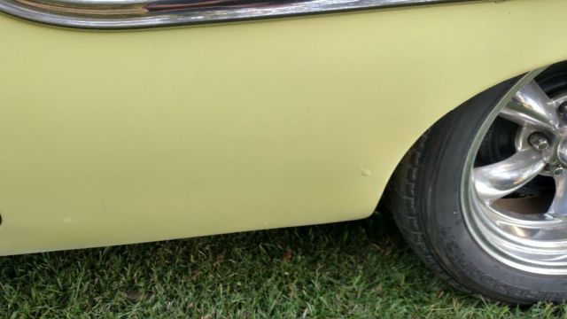 1958 Yellow Chevrolet Impala Sedan
