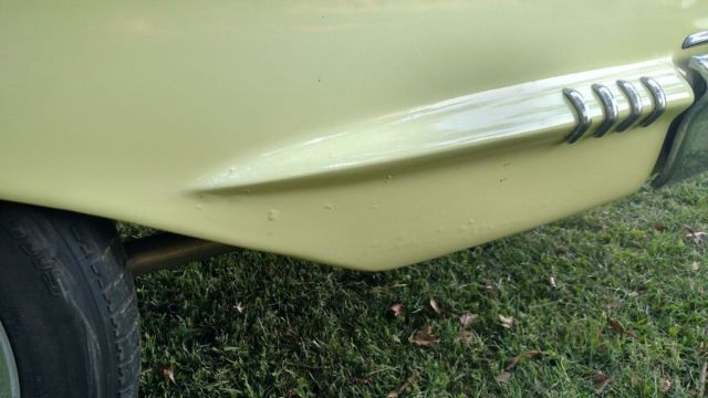 1958 Yellow Chevrolet Impala Sedan