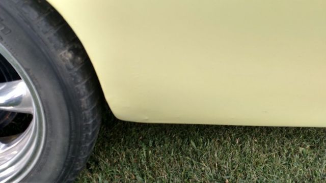 1958 Yellow Chevrolet Impala Sedan