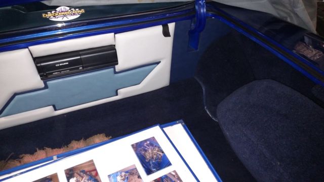 1958 Blue Chevrolet Impala Coupe