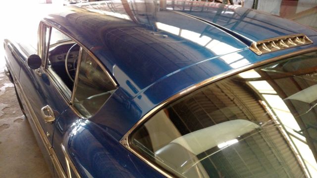 1958 Blue Chevrolet Impala Coupe