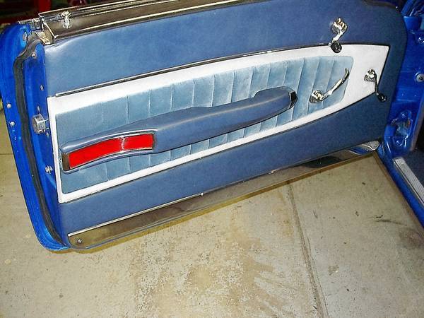 1958 Blue Chevrolet Impala Coupe