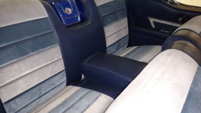 1958 Blue Chevrolet Impala Coupe