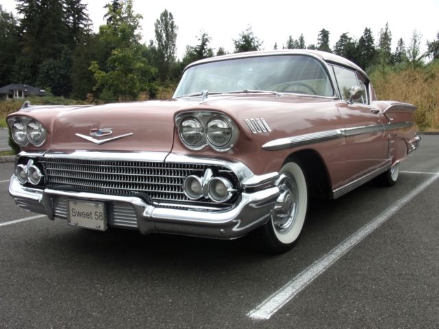 1958 Clay Coral Chevrolet Impala Coupe