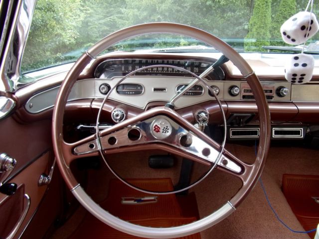 1958 Clay Coral Chevrolet Impala Coupe