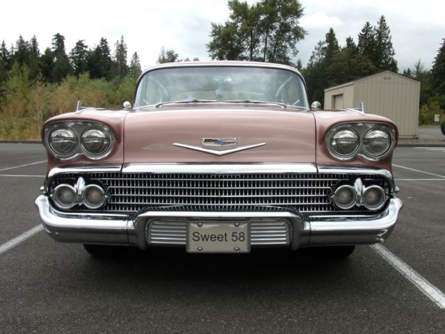 1958 Clay Coral Chevrolet Impala Coupe